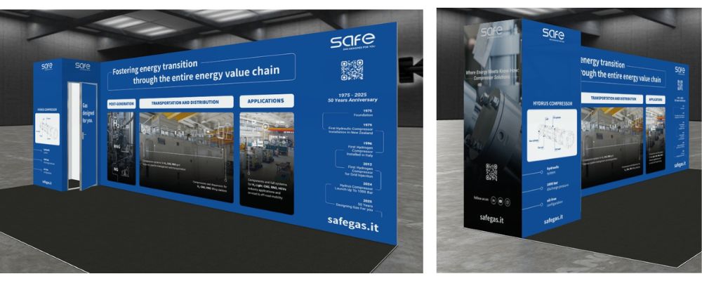 Mockup stand fiera SAFE