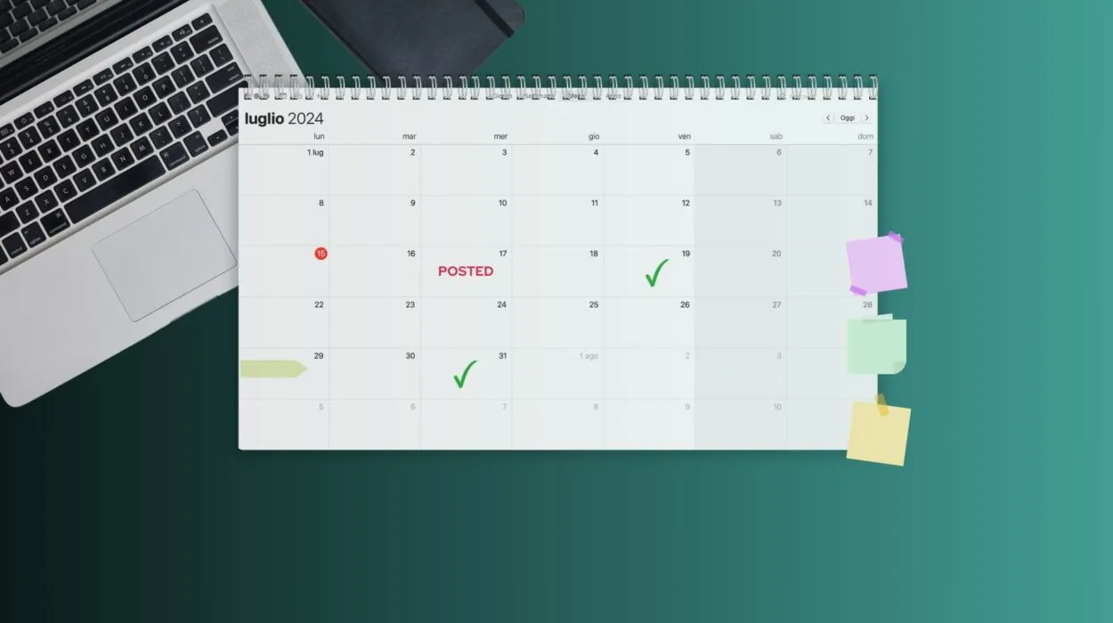 Piano editoriale vs calendario editoriale: copertina blog