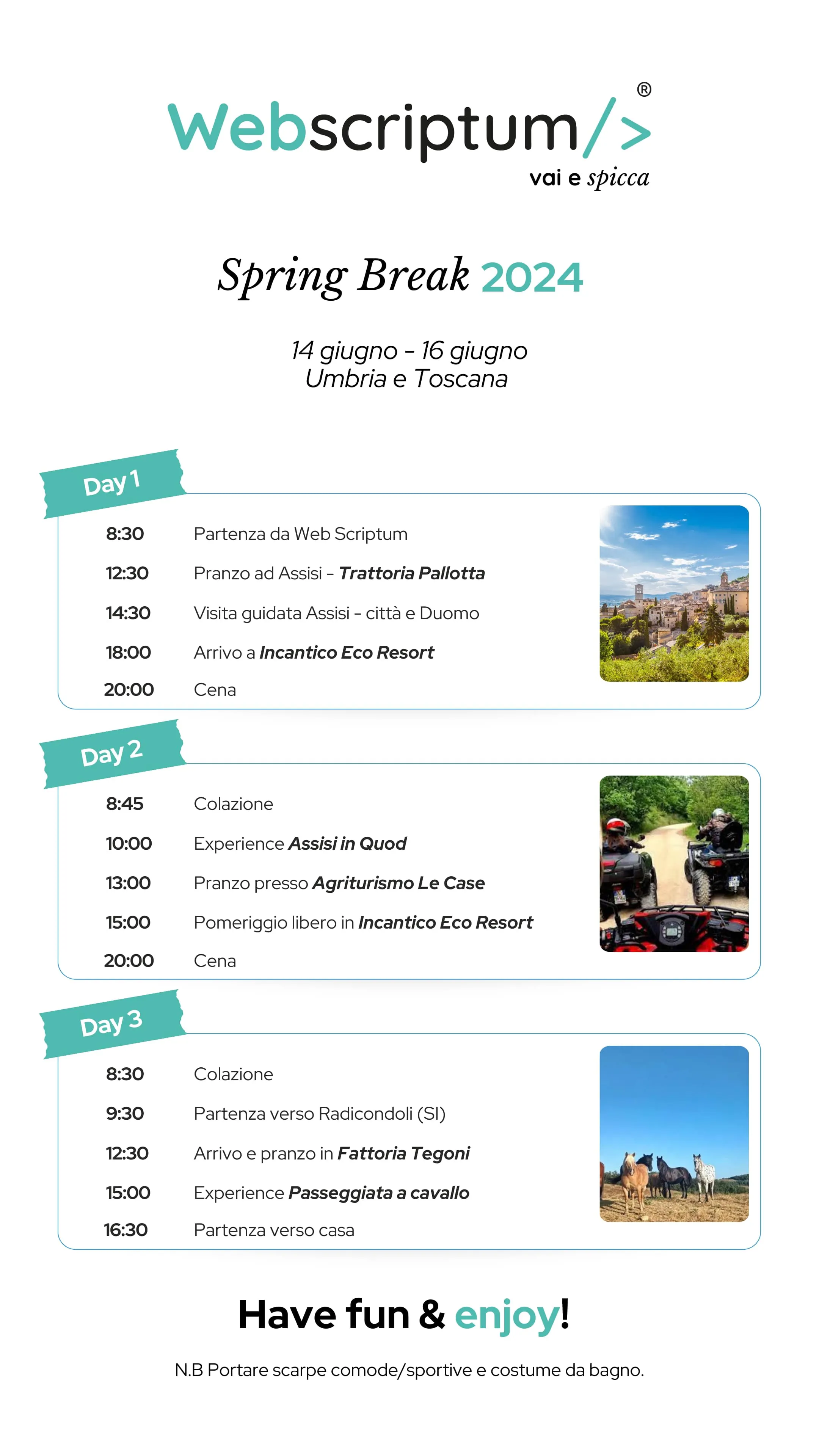 Programma Spring Break 2024