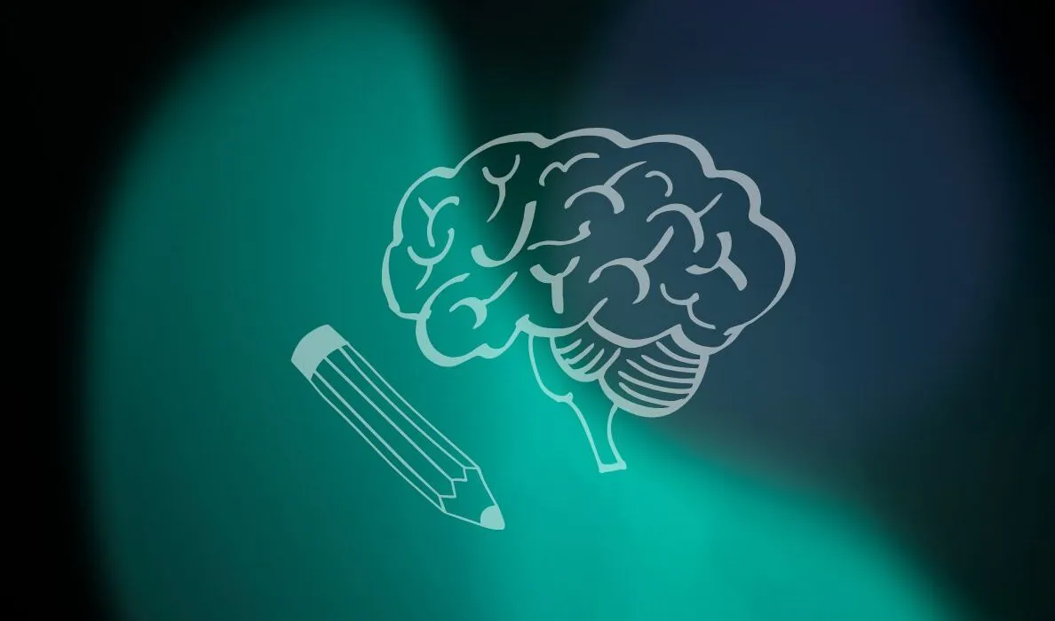 cover content strategy con l'immagine di un cervello unito alla matita che rappresenta al pensare a una strategia prima di agire
