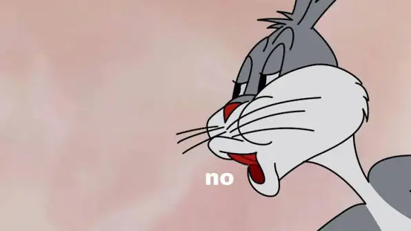 meme di bugs bunny che dice no per le user persona b2b